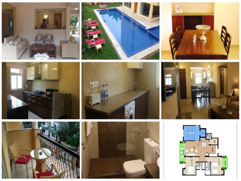 Veera Strand Park Serviced Apartments Calangute Eksteriør billede